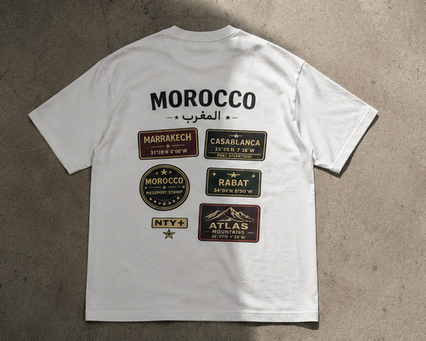 Morocco Passport Edition™ Oversized Tee