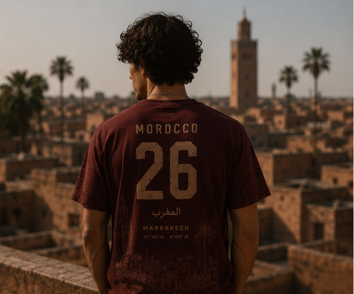 Morocco 26 Supporters Jersey — Marrakech Heritage Edition