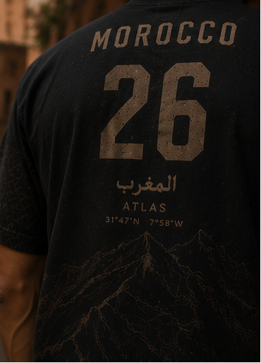 Morocco 26 Supporters Jersey—Atlas Spirit Edition