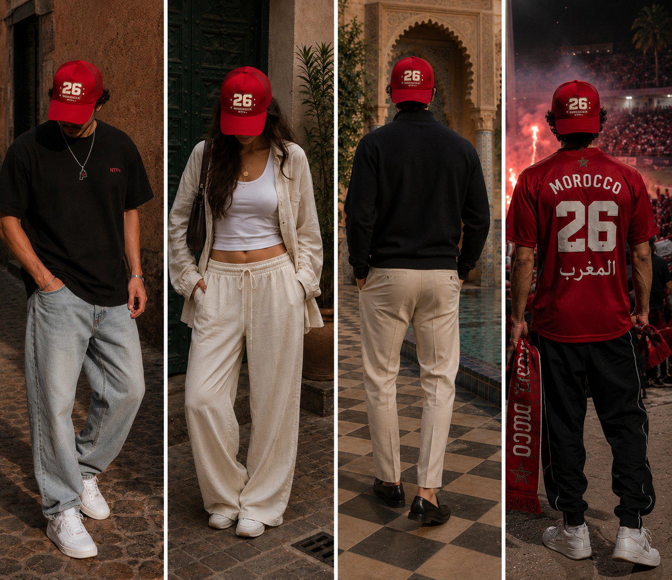Morocco 26 Cap - Red Edition
