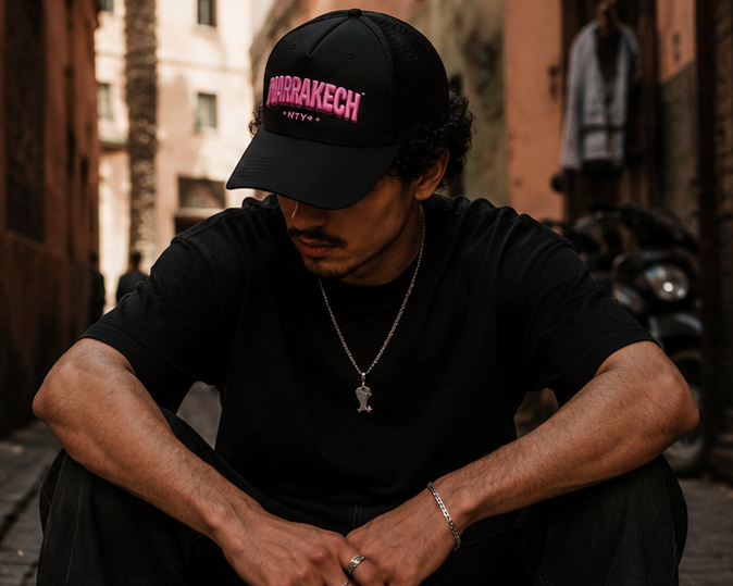Marrakech Bubble Cap - Black Edition