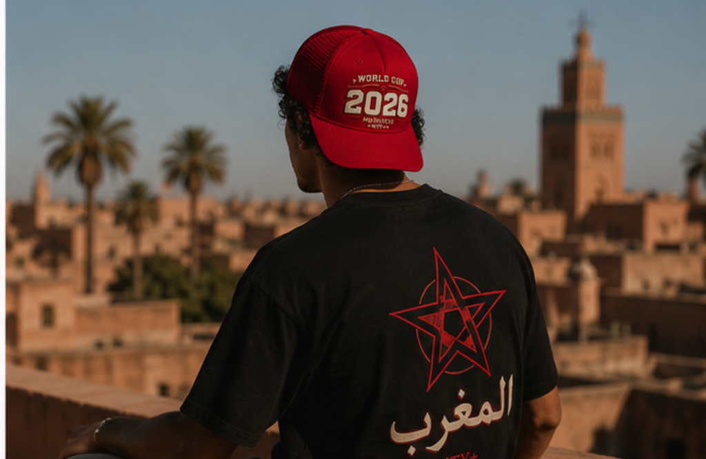 World Cup 2026 Morocco Cap - Red Edition